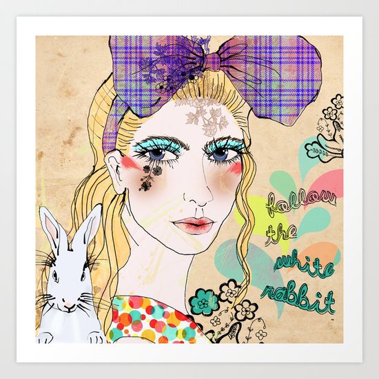 Alice in Wonderland Art Print
