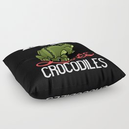 Crocodile Alligator Reptile Africa Animal Head Floor Pillow