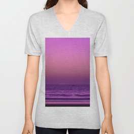 Amazing Sunset - Landscape Photography V Neck T Shirt