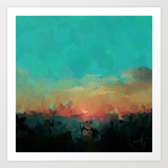 Martinique Art Print