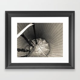 Staircases downwards Cupola (Dome) Framed Art Print