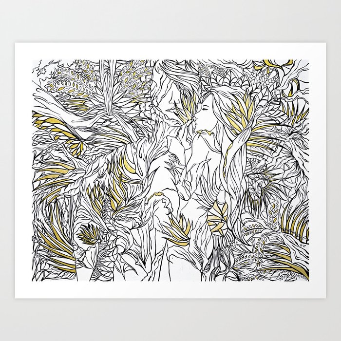 Lotus Flower Bomb Ii Art Print By Karoleend Society6