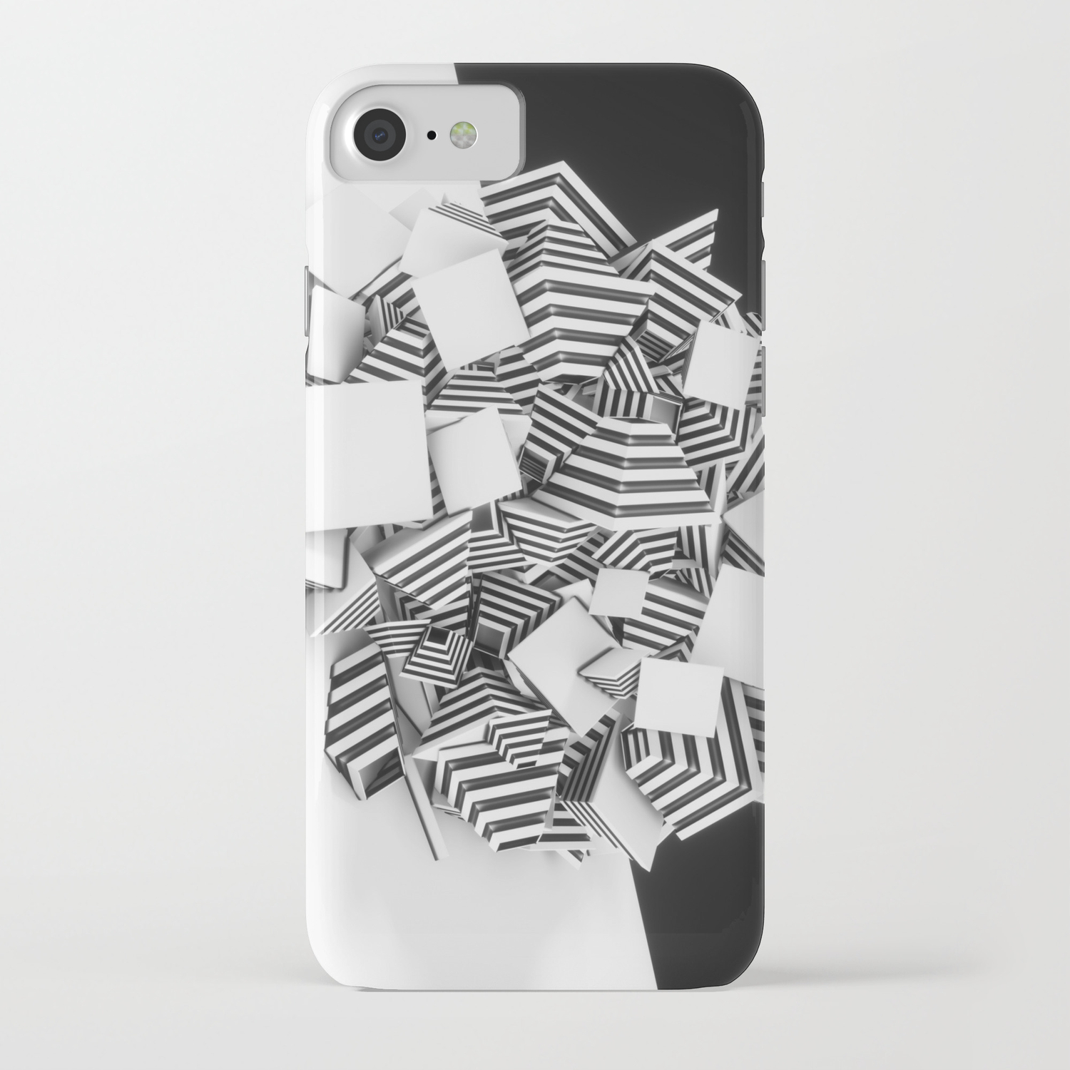 Abstract Pyramid 3d Illustration Iphone Case By Waltondt Society6