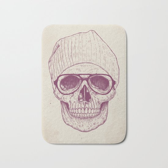Cool skull Bath Mat