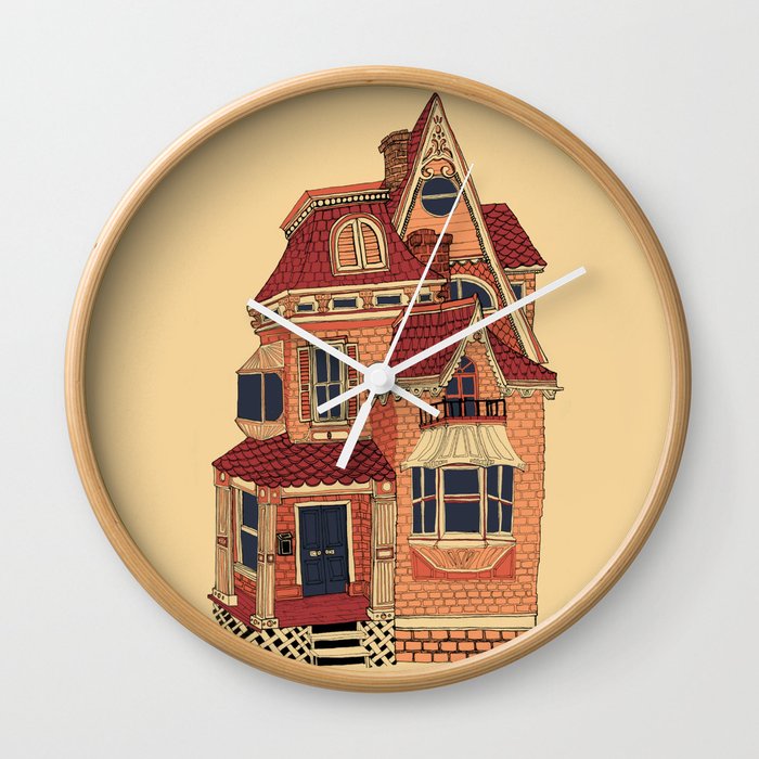 Victorian House Wall Clock