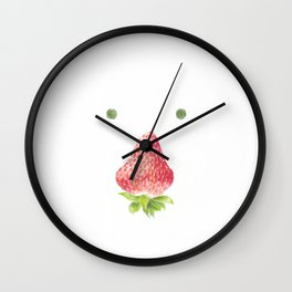 Mr. Strawberry Wall Clock
