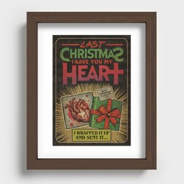 Last Christmas Recessed Framed Print