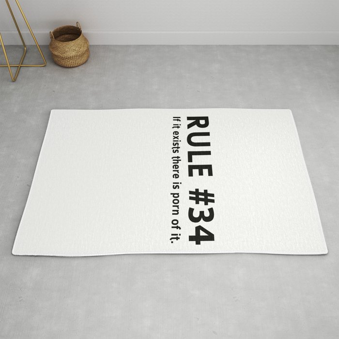 RULE #34 - If it exists there is porn of it. Rug