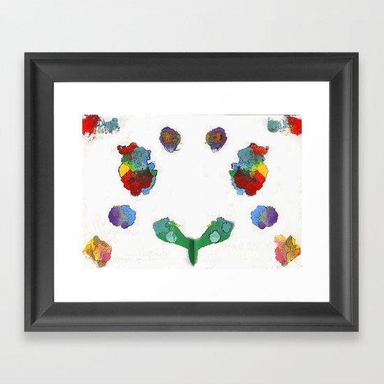 Beat Symmetry Framed Art Print