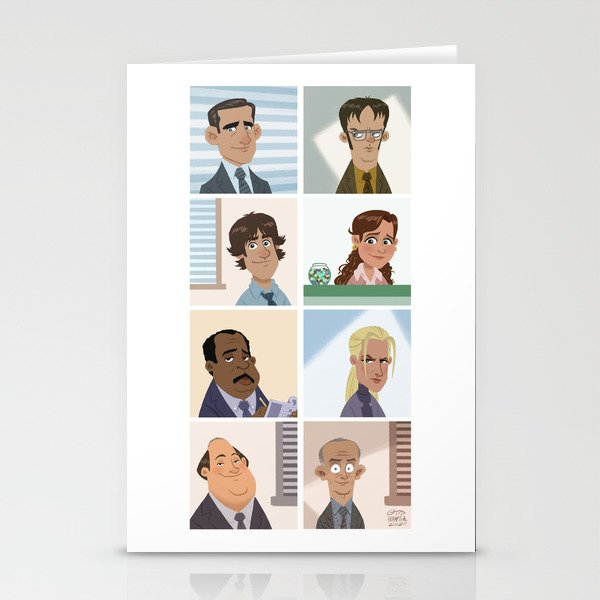 Employees (Portrait) Stationery Cards