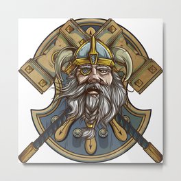 Viking Metal Print