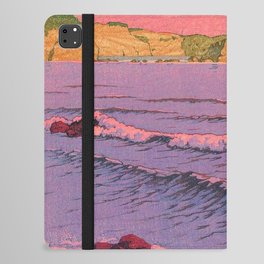 Morning Sea at Shiribeshi by Kawase Hasui iPad Folio Case