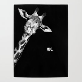 Funny Giraffe  Poster