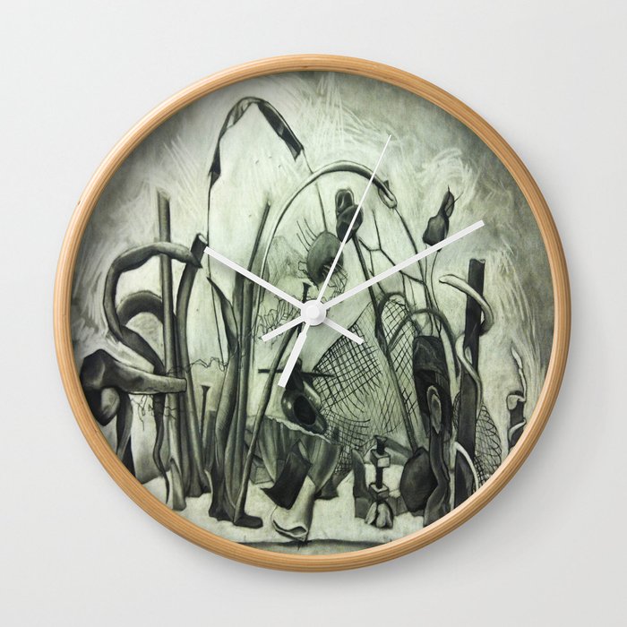 Plasticine Wall Clock