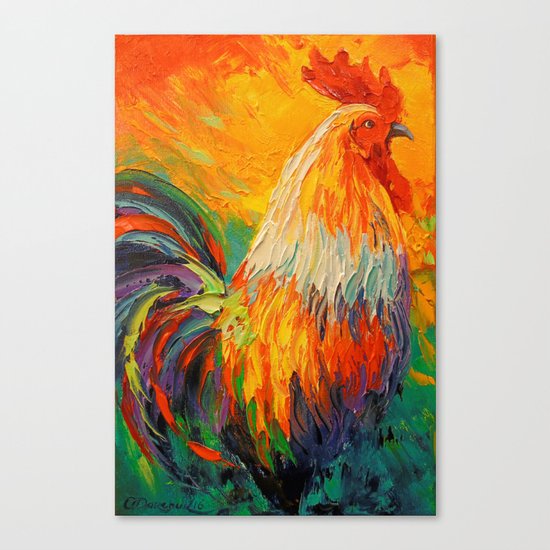 Rooster Canvas Print