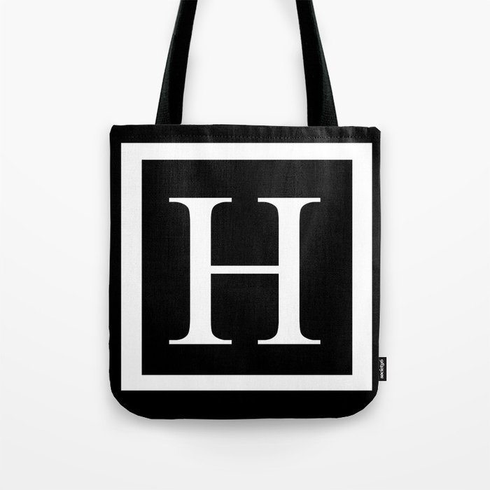 H monogram Tote Bag