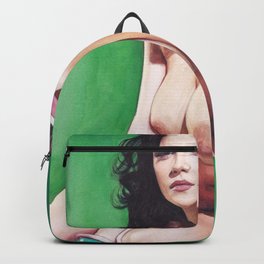 Sexy Naked Beautiful Nude Brunette Girl Home Decor Erotic Wall Art  Backpack