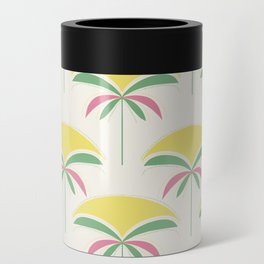 Mid-Century Modern Palm Tree Sunset Pattern 1.0 Can Cooler