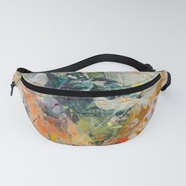 Pressure Creates Diamonds ○ colorful, contemporary abstract art painting Fanny Pack