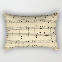 Antique Sheet Music Rectangular Pillow