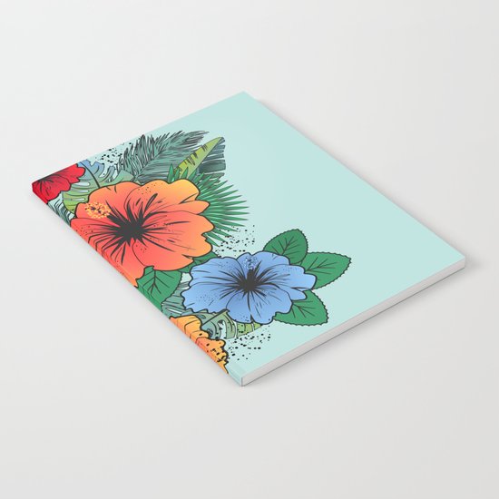 Hawaiian Flowers Notebook