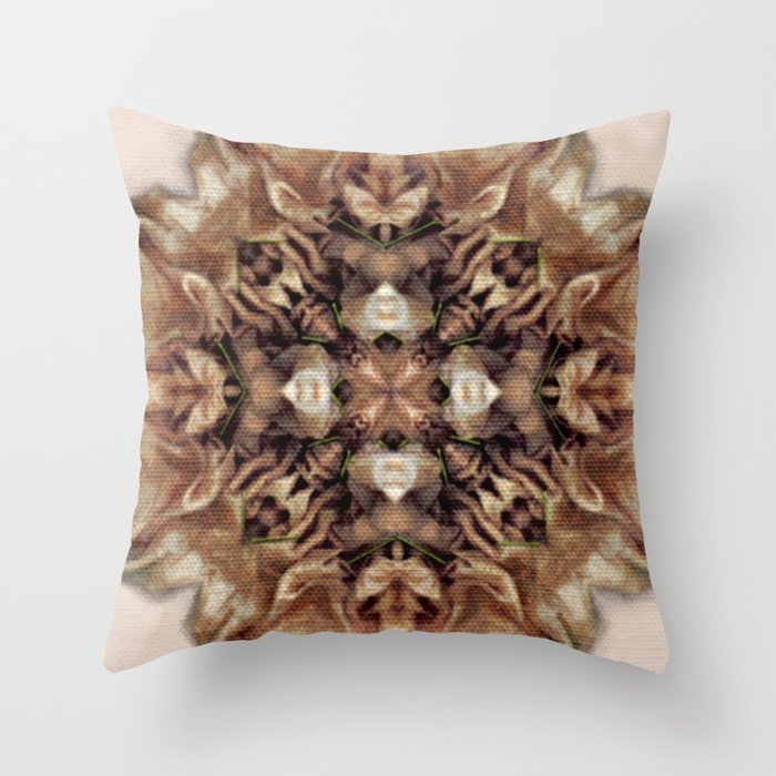 Fet Up and Folded  Throw Pillow