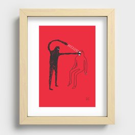 Mouth Recessed Framed Print