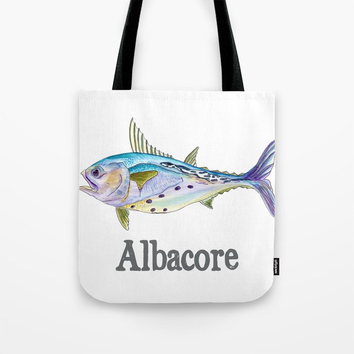 A is for Albacore Tote Bag