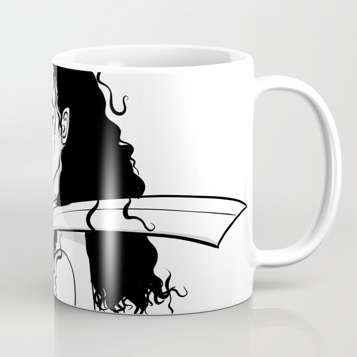 Girl With A Sword Coffee Mug