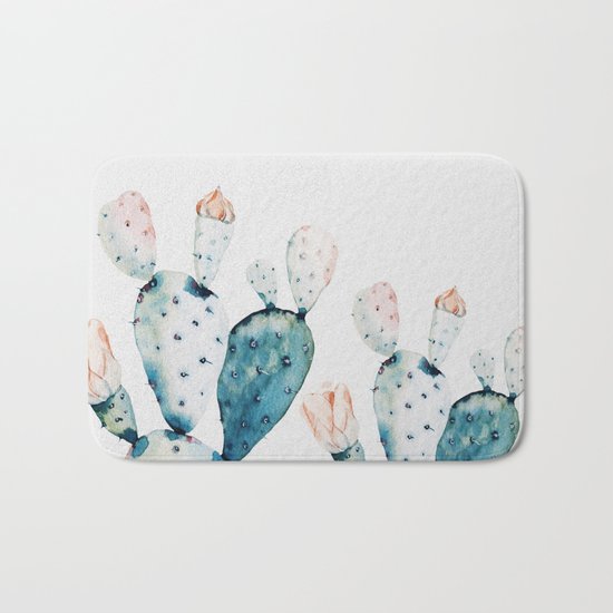 Fresh Cactus Bath Mat