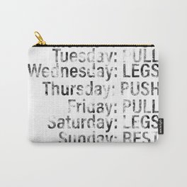 Push pull legs daily workout routine Carry-All Pouch