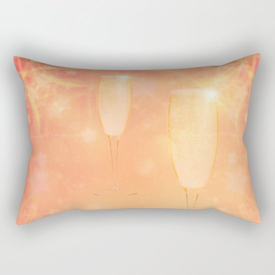 Pink Champagne Rectangular Pillow