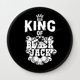Blackjack Player Casino Basic Strategy Game Cards Wall Clock