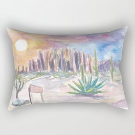 Recreation on the Grand Enchantment Trail in Arizona USA Rectangular Pillow