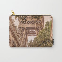 Eiffel Tower surrounded by trees and buildings , Paris lover | Travel photography Carry-All Pouch