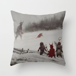 no gifts this year Throw Pillow