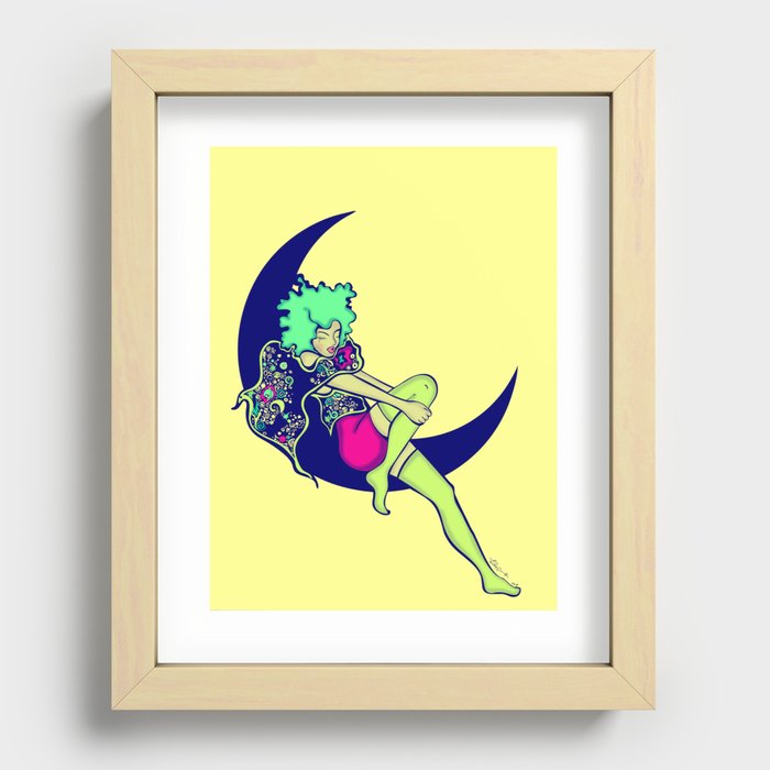 The Moon & I  Recessed Framed Print
