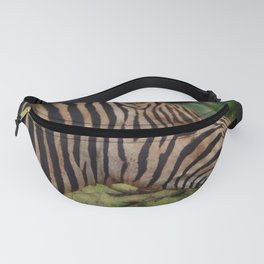 South Africa Photography - A Zebra In The Forest Fanny Pack