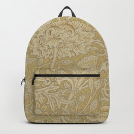 William Morris Double Bough Antique Gold Backpack