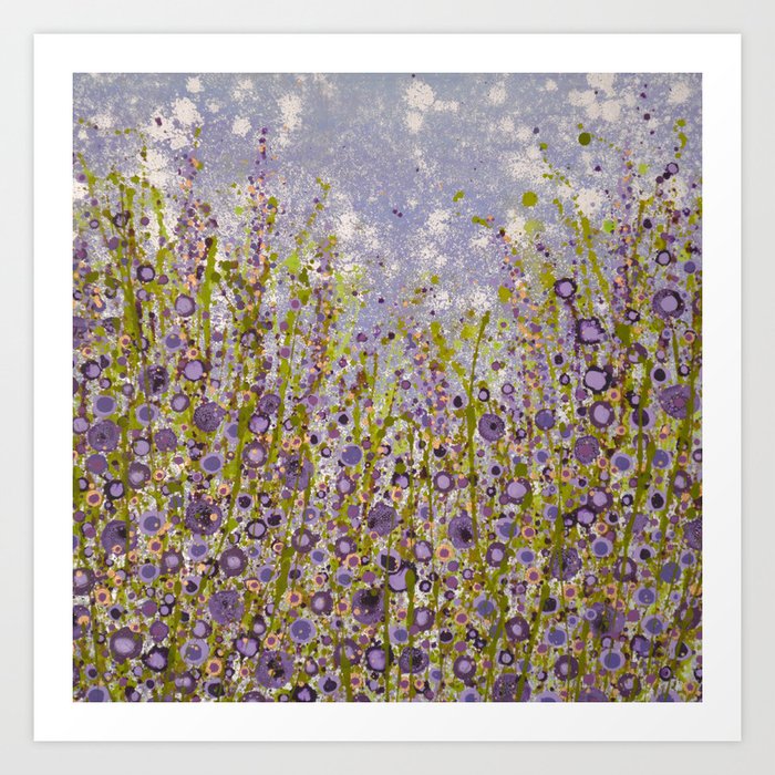 wild lavender Art Print
