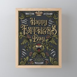 Sapphorica Creations- Father's Day  Framed Mini Art Print