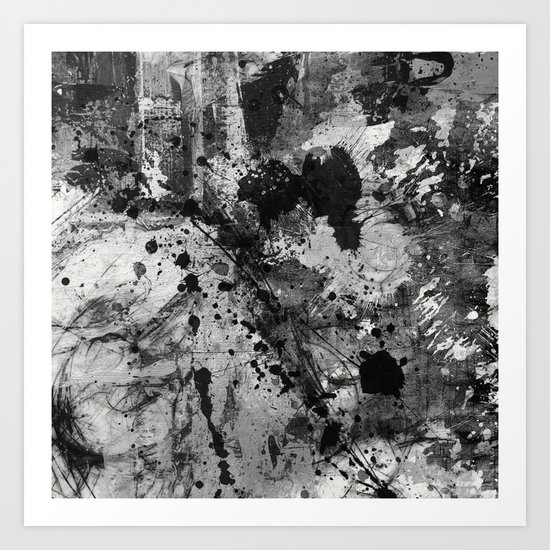 Lost In Contrast Art Print