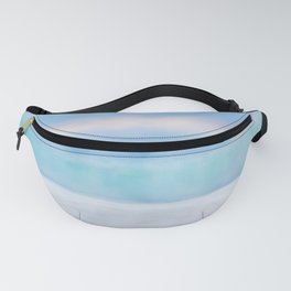 Misty Abstract Wave, Carmel Fanny Pack