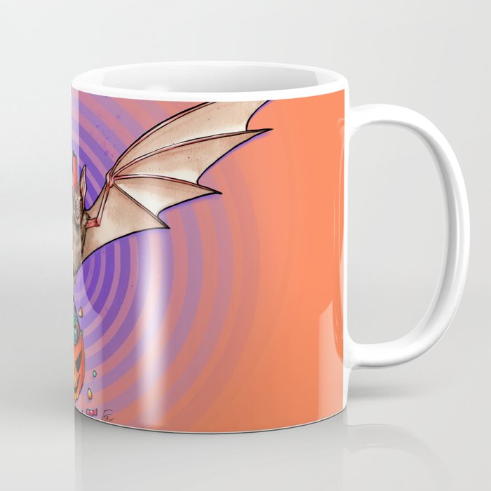 Trick or Treat Bat Coffee Mug