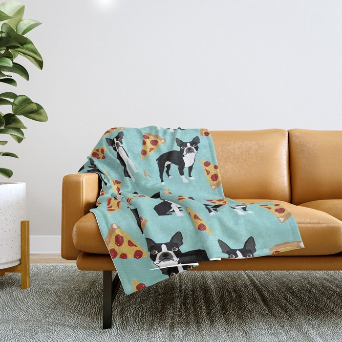 Boston terrier hotsell throw blanket