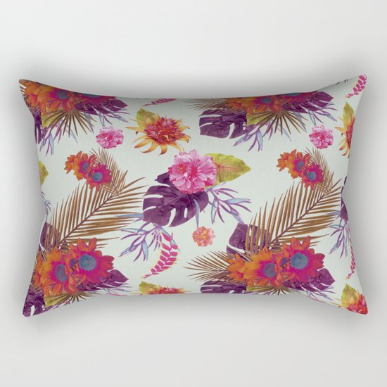 TROPICAL FLORAL PASSION Rectangular Pillow