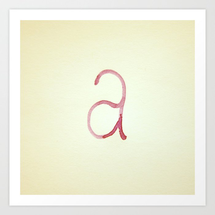 a is for... Art Print