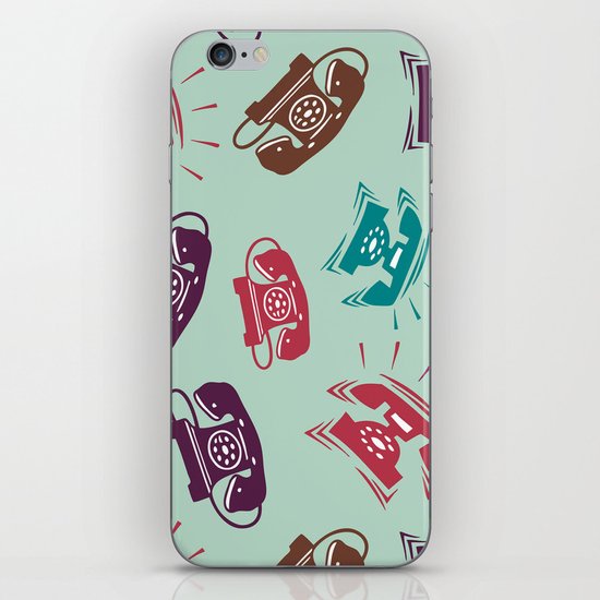 Retro Phones iPhone & iPod Skin