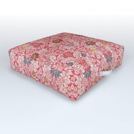 Floral Repeat Pattern 2 Outdoor Floor Cushion