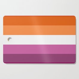 Lesbian Pride Flag Cutting Board